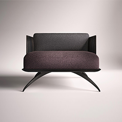 伊丽莎白扶手椅 机库设计组  rossato家具品牌