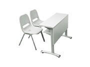 双人课桌椅 School Desks And Chairs