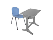 单人课桌椅   学校家具