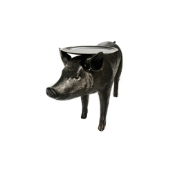 荷兰 Moooi Pig Table 黑豬邊桌   台灯