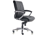 现代真皮中班椅 Modeern Leather Medium Back Chair